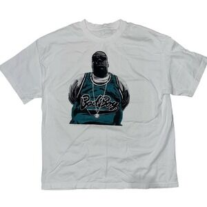 Notorious B.I.G. Bad Boy Records T Shirt Men's‎ Large Biggie Smalls Rap Hip Hop